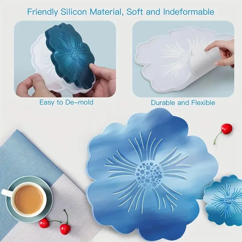 diy sakura shaped silicone res - огляд і ціна Geode Mold Silicone