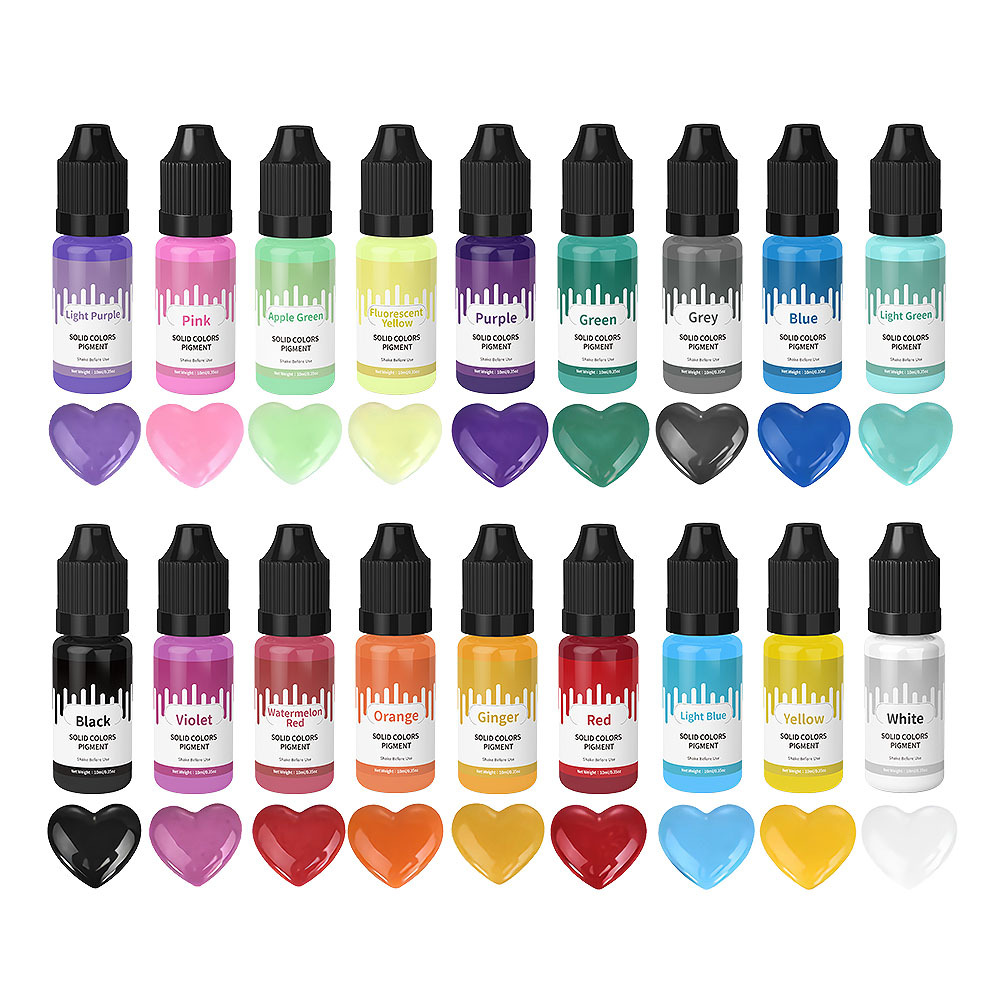 18Colors 10ml Macaron Solid Pa - огляд і ціна Resin Pigment Set