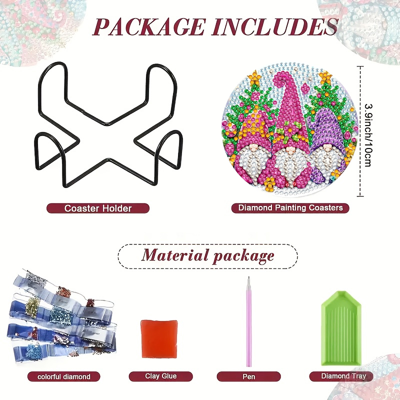 8 pieces/set Christmas collect - огляд і ціна Resin Craft Kit
