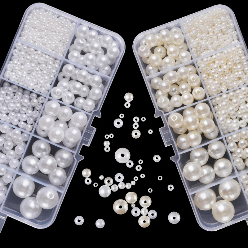 800pcs Artificial Faux Pearl R - огляд і ціна Resin Craft Kit