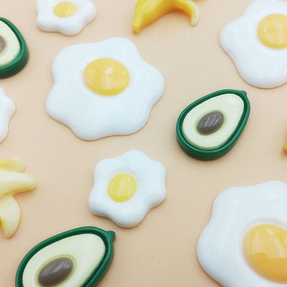 20Pcs Simulated Fried Egg Resi - огляд і ціна Resin Craft Material