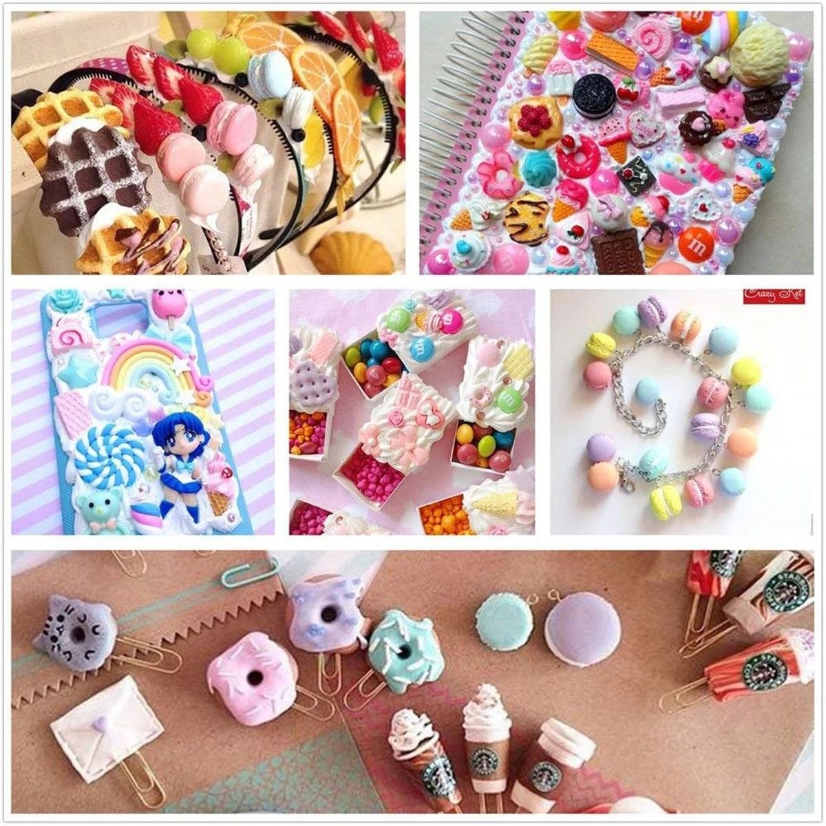 30pcs Random Candy Slime Charm - огляд і ціна Resin Craft Material