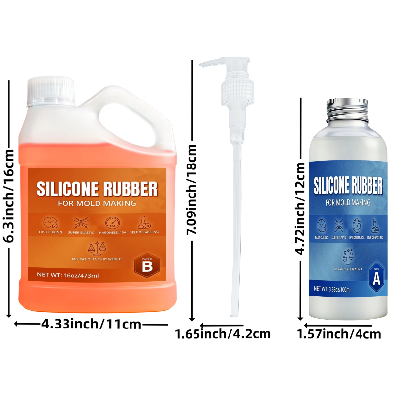 Durable Liquid Rubber Material - огляд і ціна Resin Craft Material