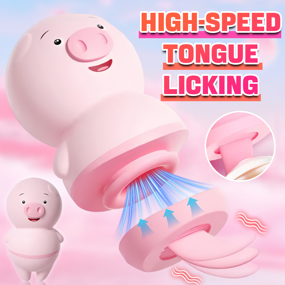 Mini Pig Licking Tongue Vibrat - огляд і ціна Vacuum Chamber Small