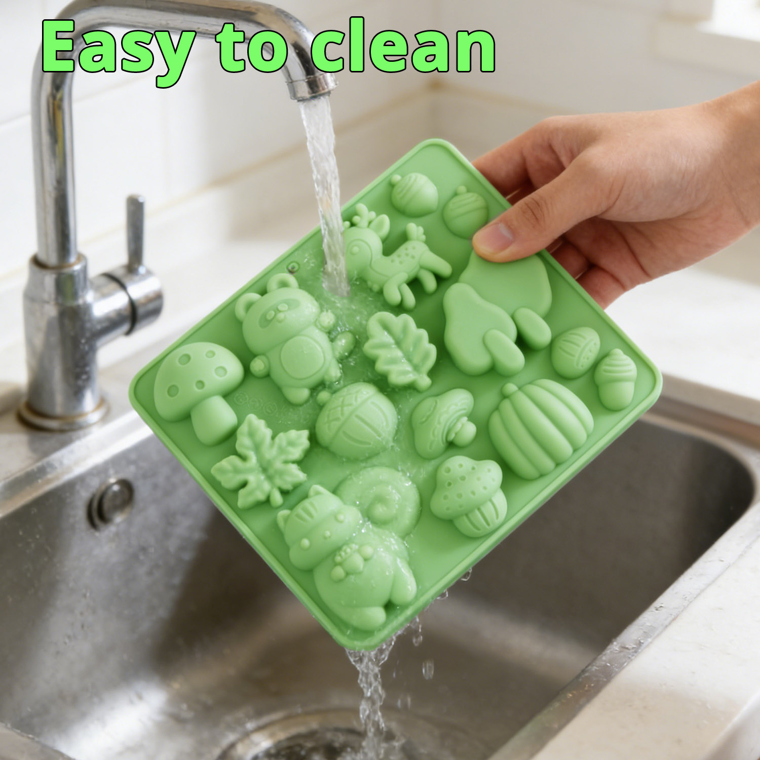 1 Silicone Cake Mold in the Sh - огляд і ціна Resin Craft Material
