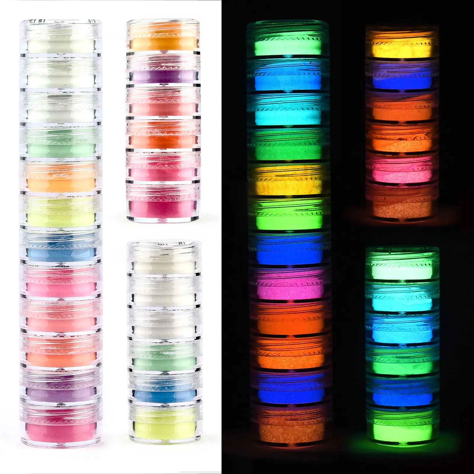 6 Colors/Set Luminous Powder R - огляд і ціна Resin Pigment Set